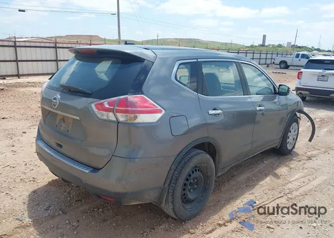 2015 Nissan Rogue S из США, поврежденный, VIN KNMAT2MT1FP573999